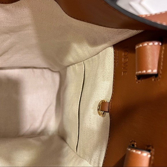 Like New Loewe Medium Hammock Leather Bag in Color Tan - Picture 8 of 14